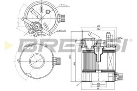 Bremsi FE0835 - FILTRO DE COMBUSTIBLE | FUEL FILTER