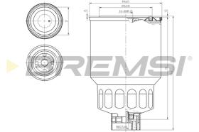 Bremsi FE0838 - FILTRO DE COMBUSTIBLE | FUEL FILTER