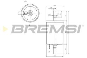 Bremsi FE0844 - FILTRO DE COMBUSTIBLE | FUEL FILTER