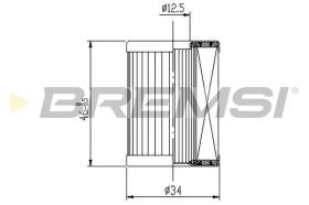 Bremsi FE1015 - FILTRO DE COMBUSTIBLE | FUEL FILTER