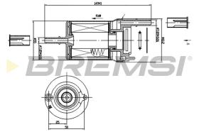 Bremsi FE1018 - FILTRO DE COMBUSTIBLE | FUEL FILTER