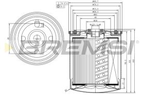 Bremsi FE1312 - FILTRO DE COMBUSTIBLE | FUEL FILTER