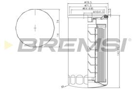 Bremsi FE1314 - FILTRO DE COMBUSTIBLE | FUEL FILTER