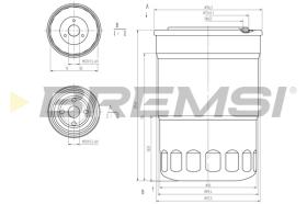 Bremsi FE1315 - FILTRO DE COMBUSTIBLE | FUEL FILTER