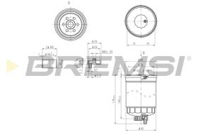 Bremsi FE1316 - FILTRO DE COMBUSTIBLE | FUEL FILTER