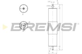 Bremsi FE1318 - FILTRO DE COMBUSTIBLE | FUEL FILTER