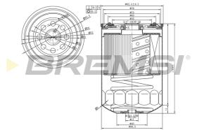 Bremsi FE1490 - FILTRO DE COMBUSTIBLE | FUEL FILTER