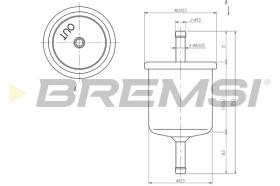 Bremsi FE1514 - FILTRO DE COMBUSTIBLE | FUEL FILTER