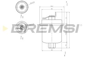 Bremsi FE1516 - FILTRO DE COMBUSTIBLE | FUEL FILTER