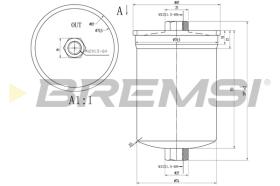 Bremsi FE1519 - FILTRO DE COMBUSTIBLE | FUEL FILTER