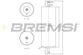 Bremsi FE1520 - FILTRO DE COMBUSTIBLE | FUEL FILTER