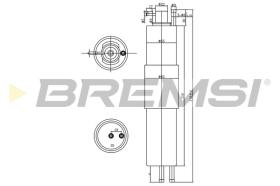 Bremsi FE1521 - FILTRO DE COMBUSTIBLE | FUEL FILTER