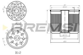 Bremsi FE1840 - FILTRO DE COMBUSTIBLE | FUEL FILTER