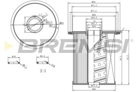 Bremsi FE1846 - FILTRO DE COMBUSTIBLE | FUEL FILTER