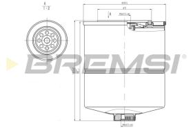 Bremsi FE1870 - FILTRO DE COMBUSTIBLE | FUEL FILTER