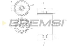 Bremsi FE1886 - FILTRO DE COMBUSTIBLE | FUEL FILTER