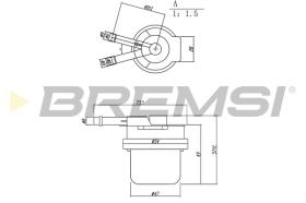 Bremsi FE1889 - FILTRO DE COMBUSTIBLE | FUEL FILTER