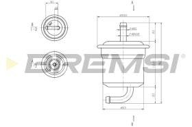 Bremsi FE1892 - FILTRO DE COMBUSTIBLE | FUEL FILTER
