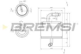 Bremsi FE1893 - FILTRO DE COMBUSTIBLE | FUEL FILTER