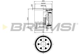 Bremsi FL0024 - FILTRO DE ACEITE | OIL FILTER