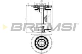 Bremsi FL0029 - FILTRO DE ACEITE | OIL FILTER