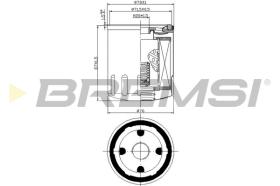 Bremsi FL0030 - FILTRO DE ACEITE | OIL FILTER