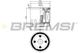 Bremsi FL0031 - FILTRO DE ACEITE | OIL FILTER