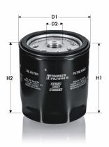 Bremsi FL0307 - FILTRO DE ACEITE | OIL FILTER