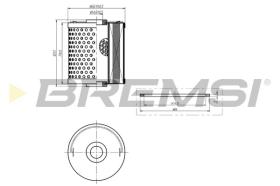 Bremsi FL1395 - FILTRO DE ACEITE | OIL FILTER