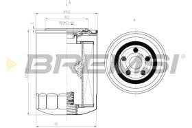 Bremsi FL1772 - FILTRO DE ACEITE | OIL FILTER