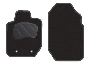 Pool Line 966N1.2442 - JGO. ALFOMBRAS DIAMOND NEGRA MOD. FORD RANGER (11-15) 1F - 2
