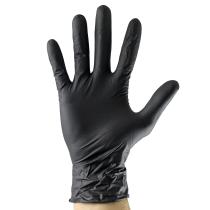 JBM 54152 - GUANTES NEGROS DESECHABLES DE NITRILO T:L 5MIL