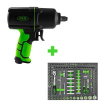 JBM SERIE391 - PROMO PISTOLA DE IMPACTO 1/2' 1650NM 53726 + MÓDULO 108 PIE