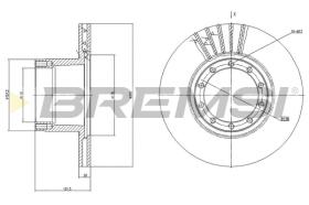 Bremsi CD5101V - DISCO DE FRENO | BRAKE DISCS
