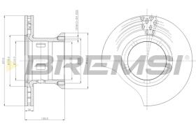 Bremsi CD5102V - DISCO DE FRENO | BRAKE DISCS