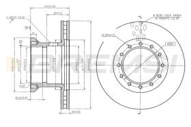 Bremsi CD5102V - DISCO DE FRENO | BRAKE DISCS