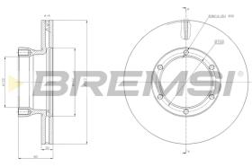 Bremsi CD5130V - DISCO DE FRENO | BRAKE DISCS