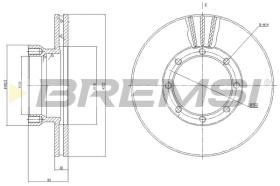 Bremsi CD5131V - DISCO DE FRENO | BRAKE DISCS