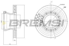 Bremsi CD5148V - DISCO DE FRENO | BRAKE DISCS