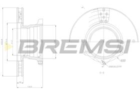 Bremsi CD5165V - DISCO DE FRENO | BRAKE DISCS