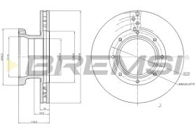 Bremsi CD5187V - DISCO DE FRENO | BRAKE DISCS