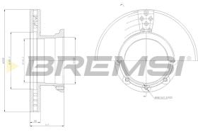 Bremsi CD5188V - DISCO DE FRENO | BRAKE DISCS