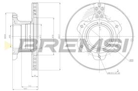 Bremsi CD5209V - DISCO DE FRENO | BRAKE DISCS
