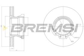 Bremsi CD5226V - DISCO DE FRENO | BRAKE DISCS