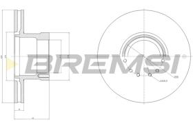 Bremsi CD5255V - DISCO DE FRENO | BRAKE DISCS