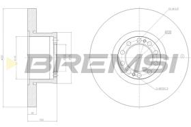 Bremsi CD5303S - DISCO DE FRENO | BRAKE DISCS