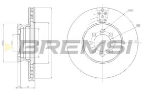 Bremsi CD5335V - DISCO DE FRENO | BRAKE DISCS