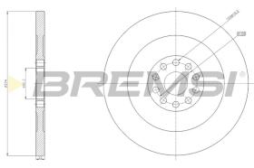 Bremsi CD5364S - DISCO DE FRENO | BRAKE DISCS