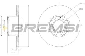 Bremsi CD6271S - DISCO DE FRENO | BRAKE DISCS