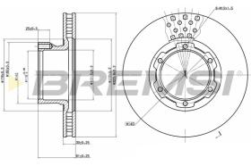 Bremsi CD6632V - DISCO DE FRENO | BRAKE DISCS